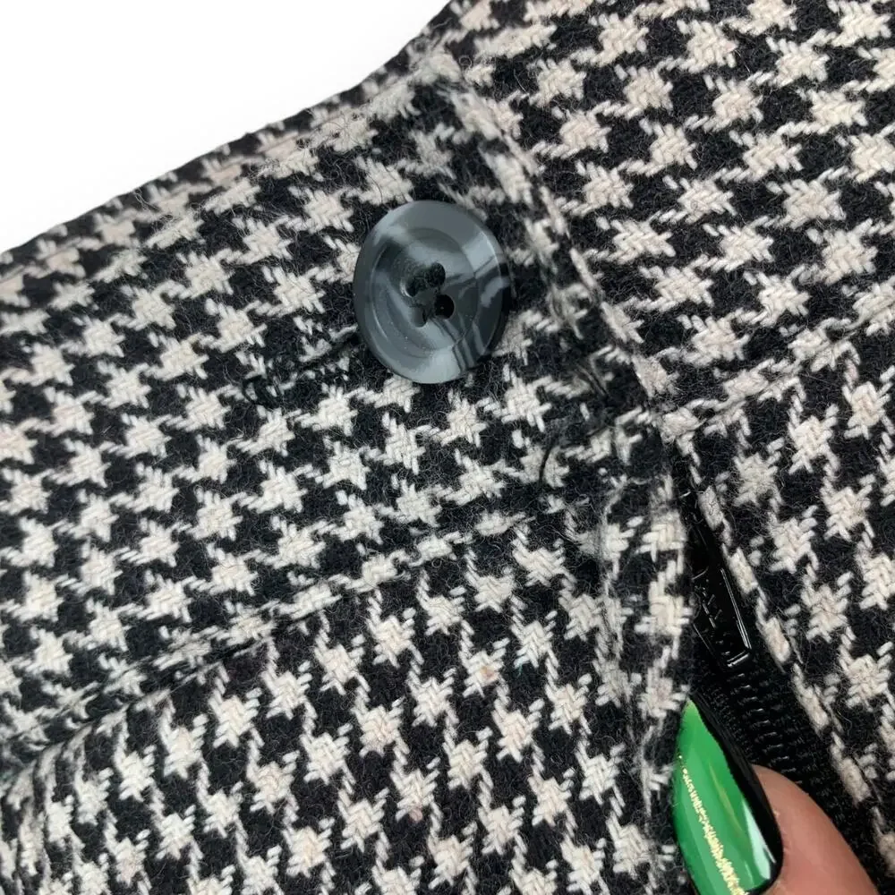 Vintage wool houndstooth pencil skirt by SAG HARBOR - Picture 5 of 16